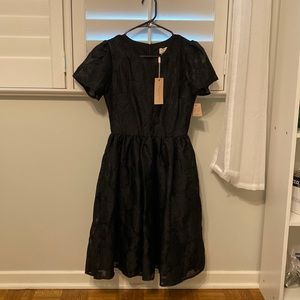 Rachel Parcell Collection Black Floral Dress XS